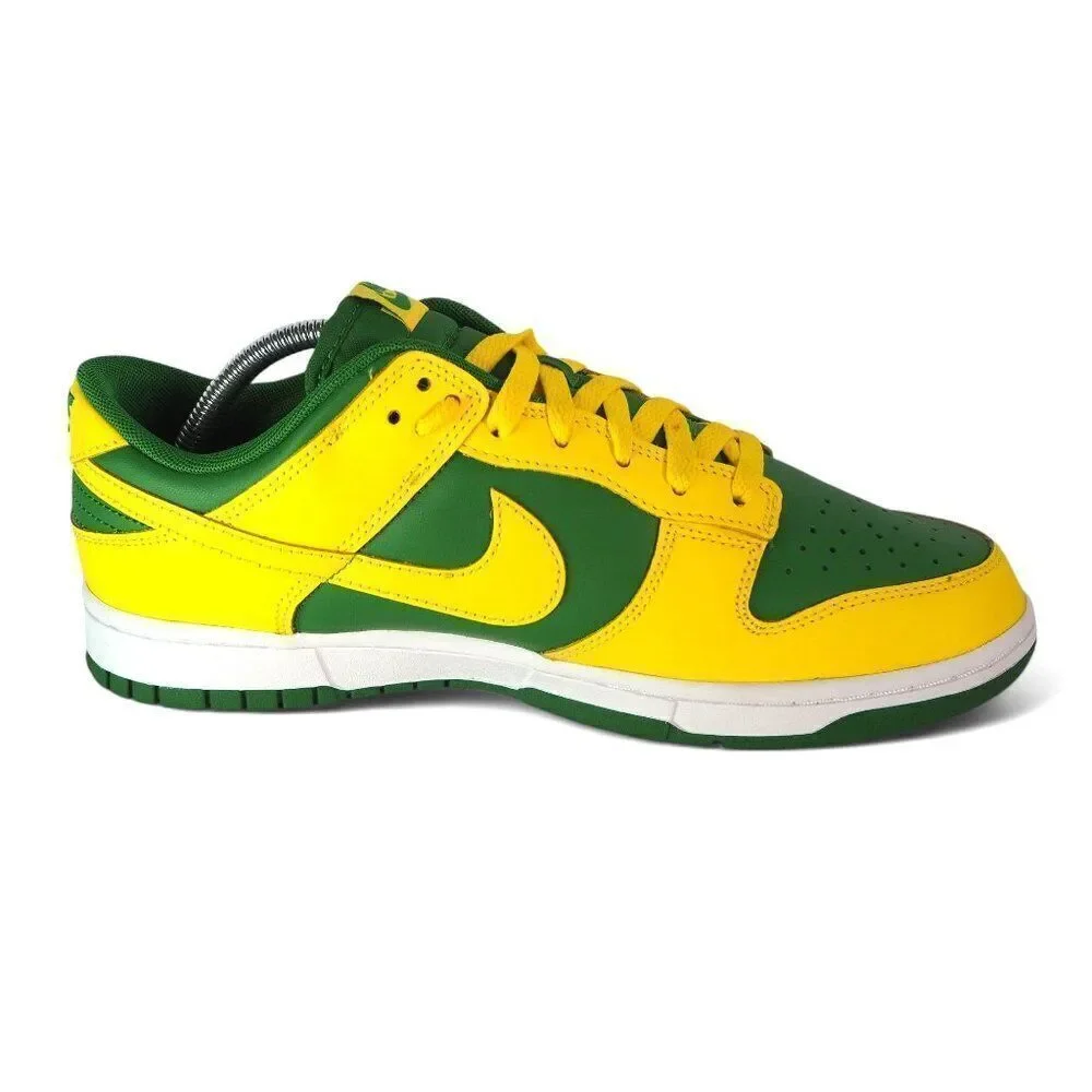Nike Dunk Low‎ 'Reverse Brazil' Classic 2-Tone Sneakers DV0833-300 Men's 10.5